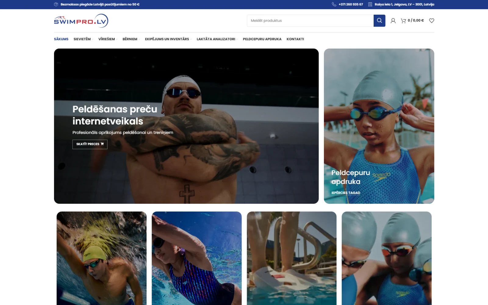 Mūsu darbi Swimpro.lv projekts